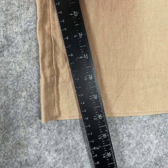 Abercrombie & Fitch Linen Pants Womens XL Wide Leg Pleated Beige Lightweight - Picture 3 of 11